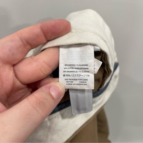 J. Crew 484 Slim-Fit Stretch Chino Pants Men’s W30 L32 Tan Cotton - Picture 10 of 10